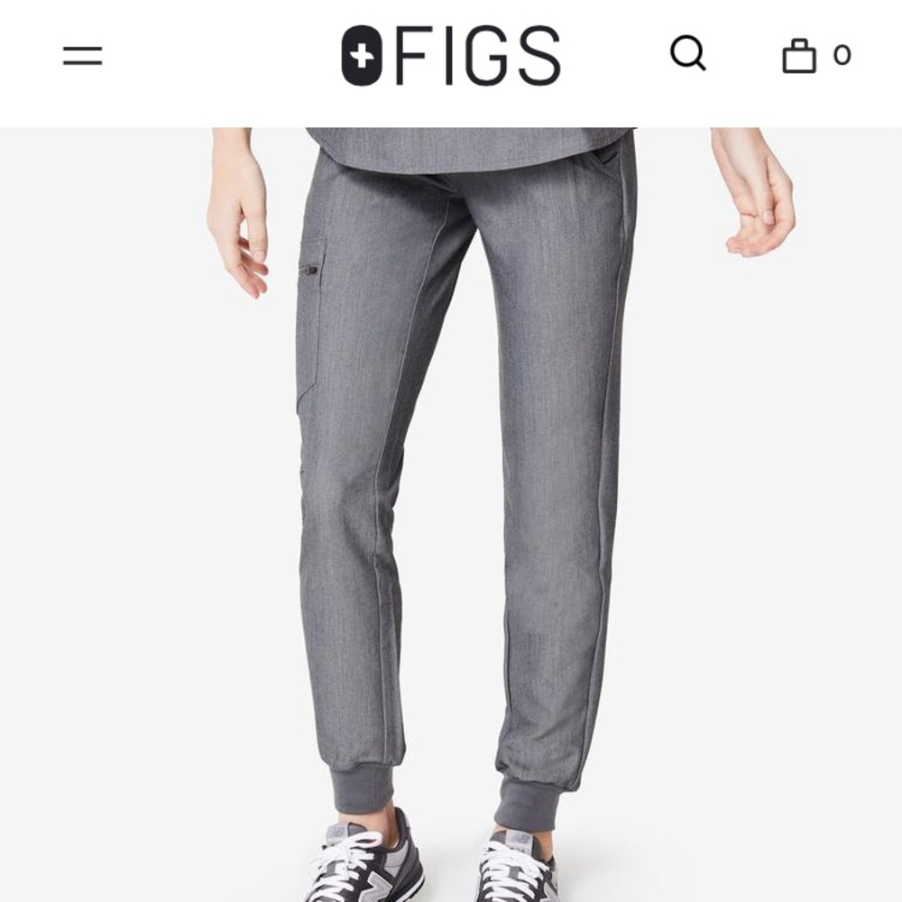 Figs Petite Grey Zamora Joggers
